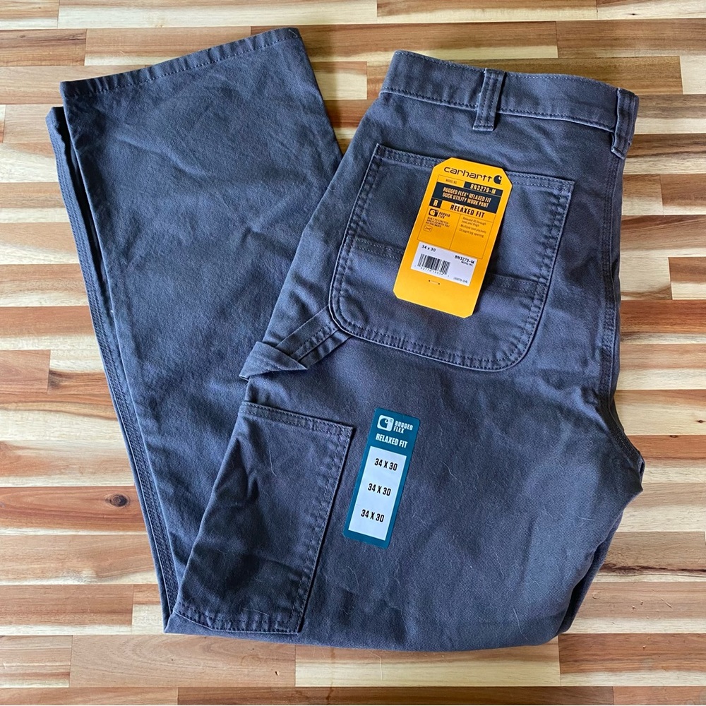 NWT Carhartt Rugged Flex Relaxed Fit Duck Utility Work Pant